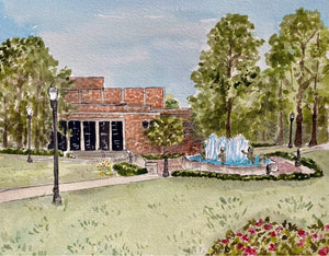 Florida State University- Landis Green/ Strozier Watercolor Art